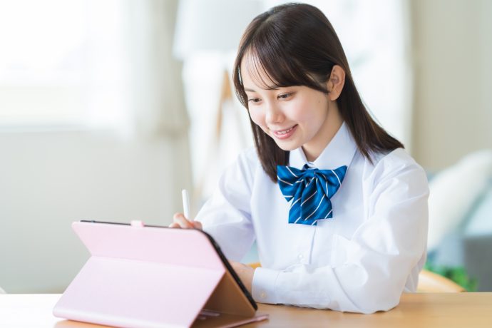 かしわや学習会　高校生　オンライン家庭教師コースの紹介